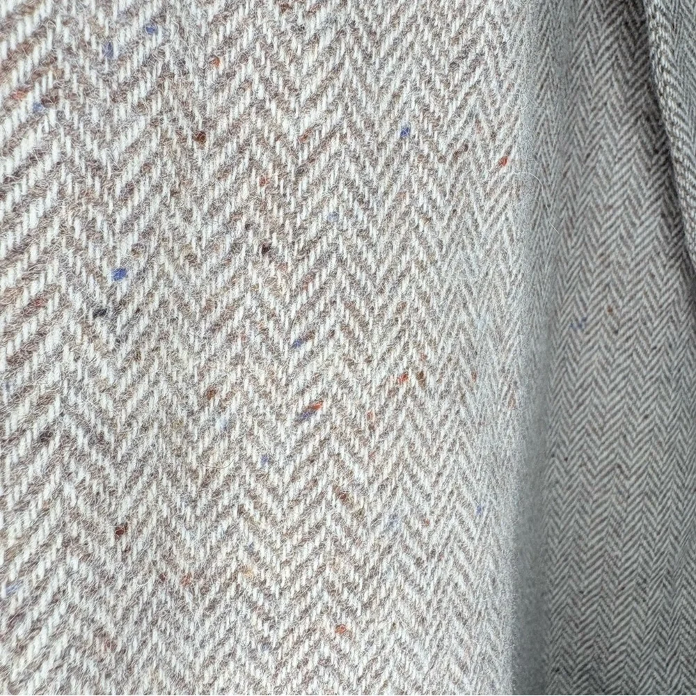 Farah Wool Herringbone Tweed Blazer 42L – Speckled Donegal Look